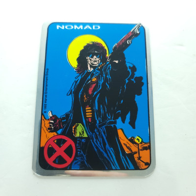 X-Men Nomad Vending Machine Sticker Shiny 1990's Vintage NEW