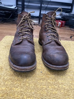 Red Wing Beckman Boots Mens 10.5 Brown Gaucho Leather J Crew Made