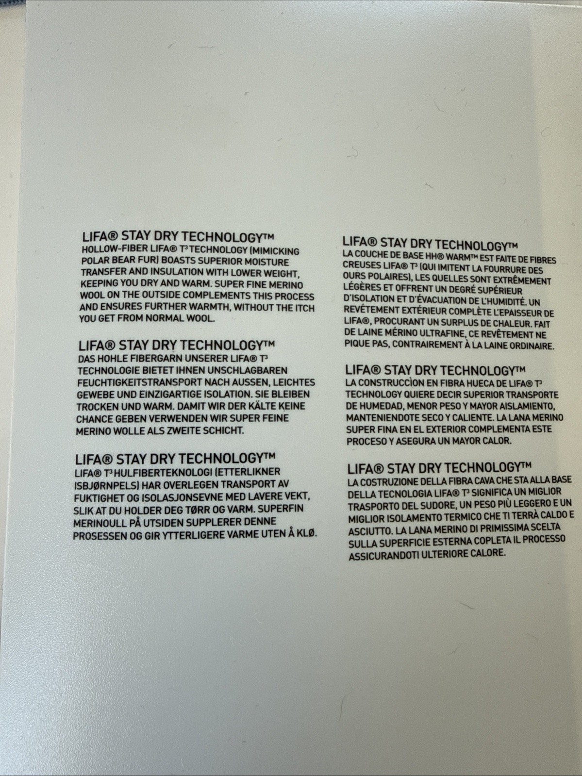 Helly Hansen Warm lifa Base Layer Medium Ice Crew… - image 3