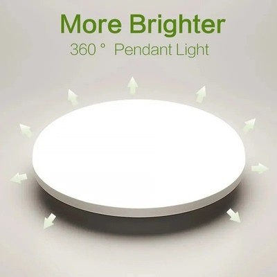 Runde LED Decken Leuchte Panel Einbau Leuchten Bad Küche Wohnzimmer Wand Lampe