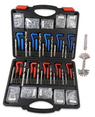 263-Piece Helicoil Thread Repair Kit, Metric 263PCS Helicoil Thread Repair Kit