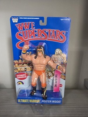 WWE LJN MATTEL SUPERSTARS ULTIMATE WARRIOR 8'' ACTION FIGURE BLUE CARD SHIPS NOW