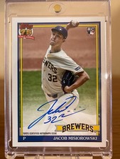 2026 Topps Series 1 - 1991 Topps Baseball Autographs Jacob Misiorowski #91A-MIS