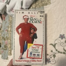 Disney The Santa Clause VHS 1994 Tim Allen Christmas Family PG NTSC John Pasquin