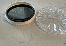 Tiffen Polarizer 77mm Filter With Clear Circular Case