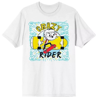 The Amazing World of Gumball Gumball Watterson on Skateboard Adult T-Shirt S-5XL