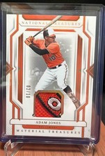 2024 Panini National Treasures Adam Jones #MT-AJ Material Holo Gold 1/10 Orioles