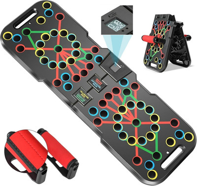 Push up Board 60 in 1 with Smart Counter, Foldable Portable Home Gym System with