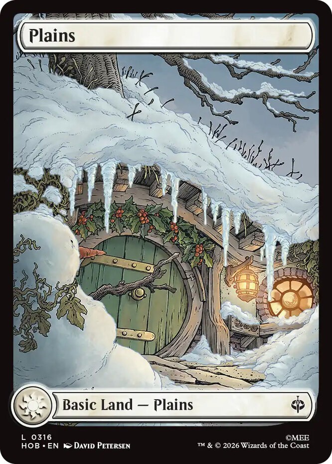 1x Plains (0316) MTG - The Hobbit - NM-Mint