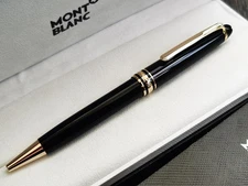 Montblanc Gold Finish Meisterstuck Classique Luxury Ballpoint Pen 164