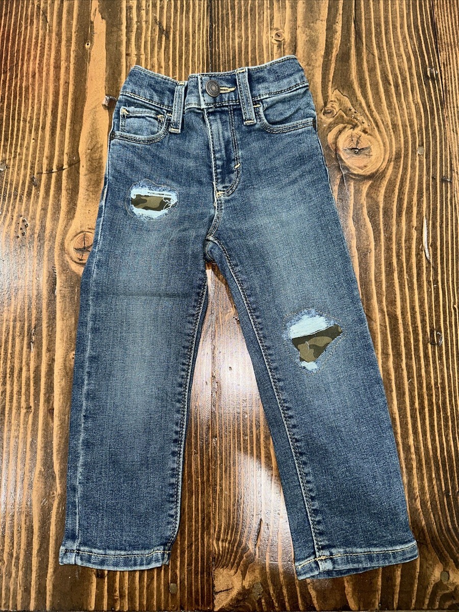 Old Navy Boys Size 2T Karate Skinny Distressed Jeans Blue