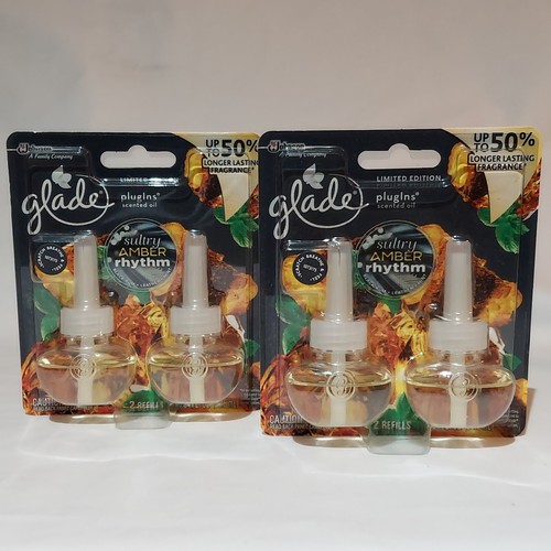 Glade Limited Edition SULTRY AMBER RHYTHM Plugin Scented Oil Refills (2 Packs) eBay