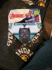 Marvel Avengers 2 pack Pet Bandana 17.5  x 17.5  Wakanda Forever Black Panther