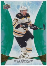 2021-22 Upper Deck Ice (2020-21) Green Parallel BRAD MARCHAND #48 Boston Bruins