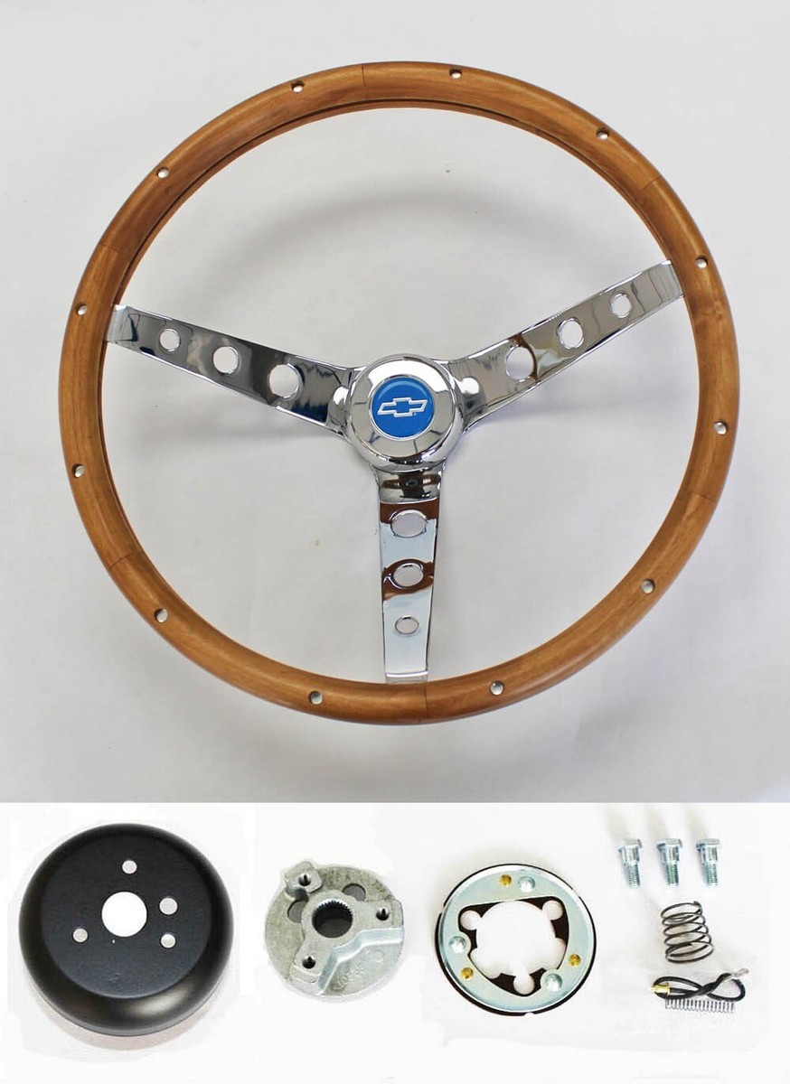 64-65 Chevelle El Camino Grant Wood Steering Wheel walnut 13 1/2