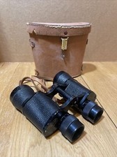 VINTAGE SKYLINE BINOCULARS 7X35 FIELD 6 COATED No. 3973 w/ CASE