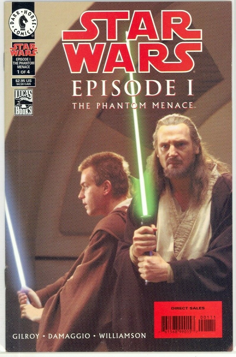 STAR WARS PHANTOM MENACE #1 KEY 1st Cameo DARTH MAUL Dark Horse VF