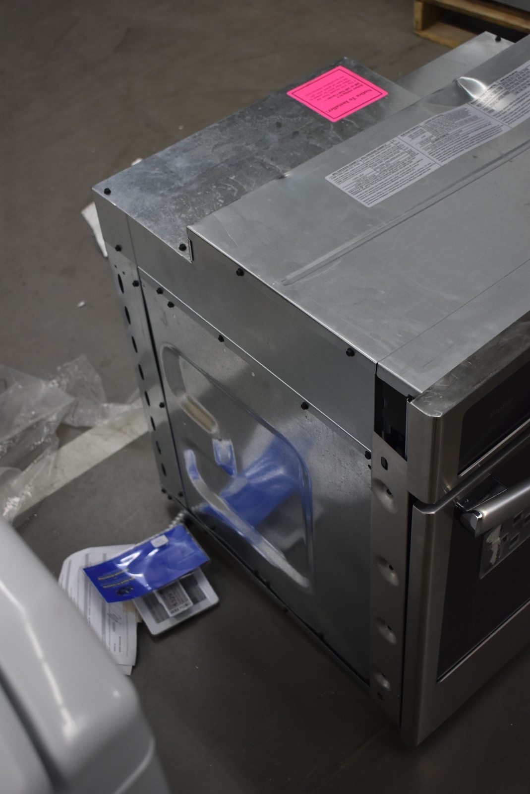 GE Profile PT9051SLSS 30" Stainless Single Electric Wall Oven NOB