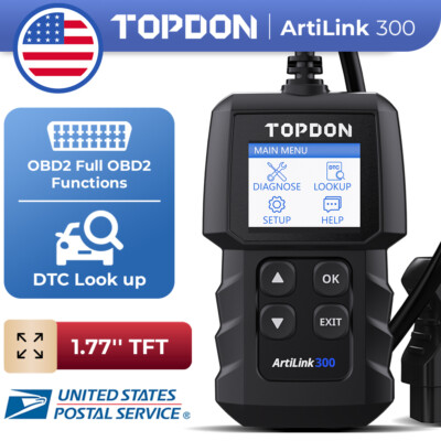 TOPDON AL300 Car Code Reader OBD2 Diagnostic Scan Tool For Ford Holden BMW VW