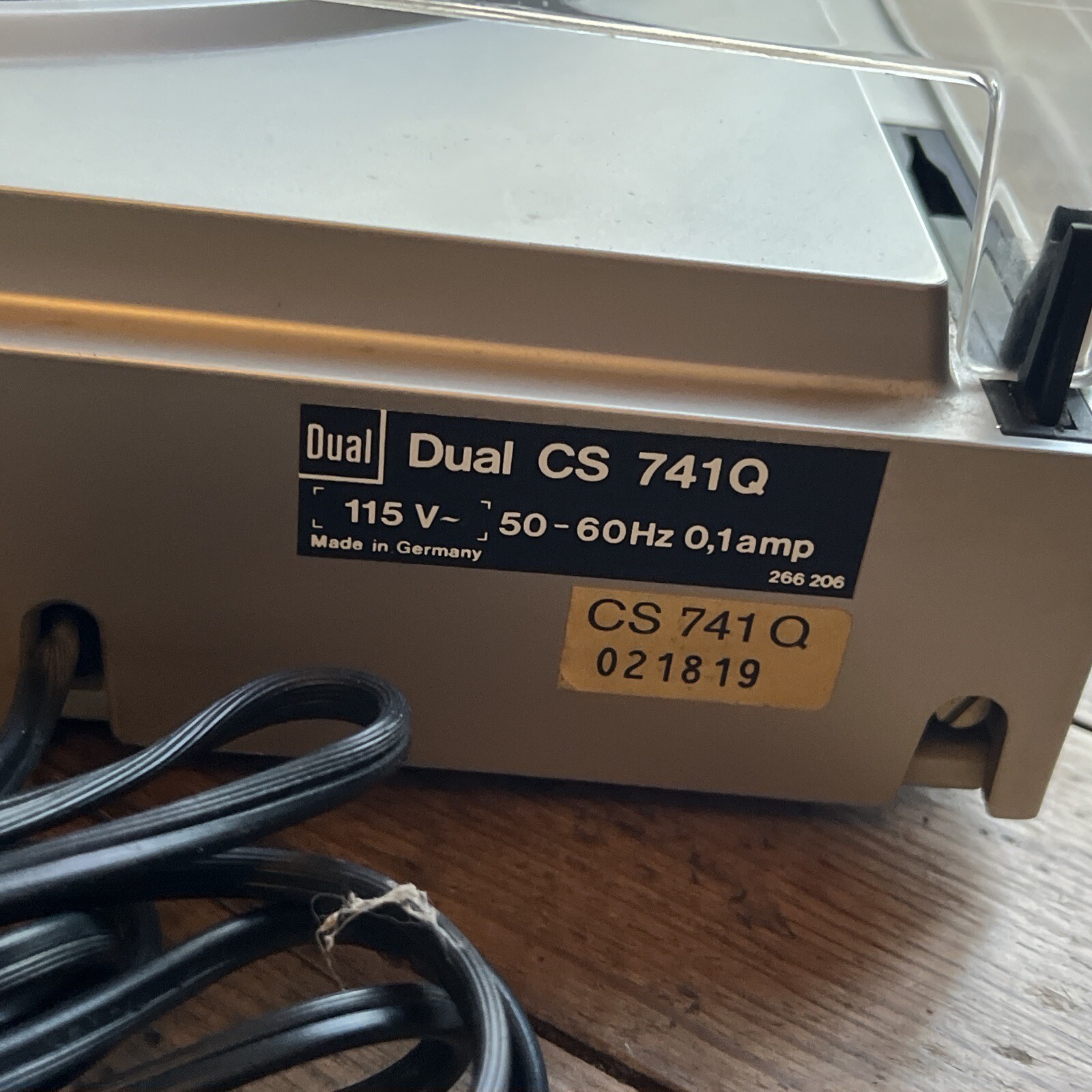 Mükra Electronic Shop Gmbh / Ulm Dual CS 741 Q ULM Series Quartz Electronic Direct Drive Turntable