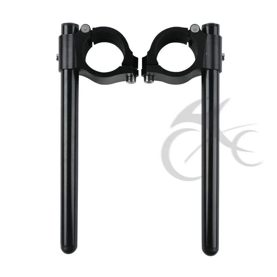 50mm Clip-On Bars Handlebars Fit For Suzuki GSXR600 1992-2011 GSXR1000 2001-2011 - Image 2 of 4