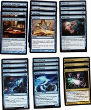 Mazzo Mulino Nero Blu - Pauper Legal - MTG Magic the Gathering - Con Credenza!