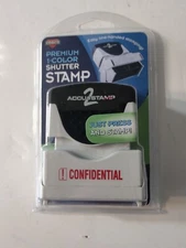 Cosco Premium 1 Color Shutter Stamp Accu Stamp 2 CONFIDENTIAL NEW in Package
