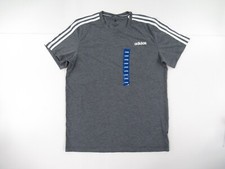 NWT Adidas Men's Aeroready 3 Stripes Activewear Short Sleeve Tee Size L B438