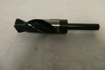 Precision Twist Drill 1-1/8'' HSS Silver & Deming Reduced Shank Drill Bit 091472