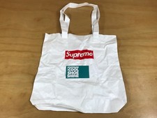 SUPREME Box Logo Thin Paper Tote Bag Fall Winter 205 FW15 Red White Bogo Small