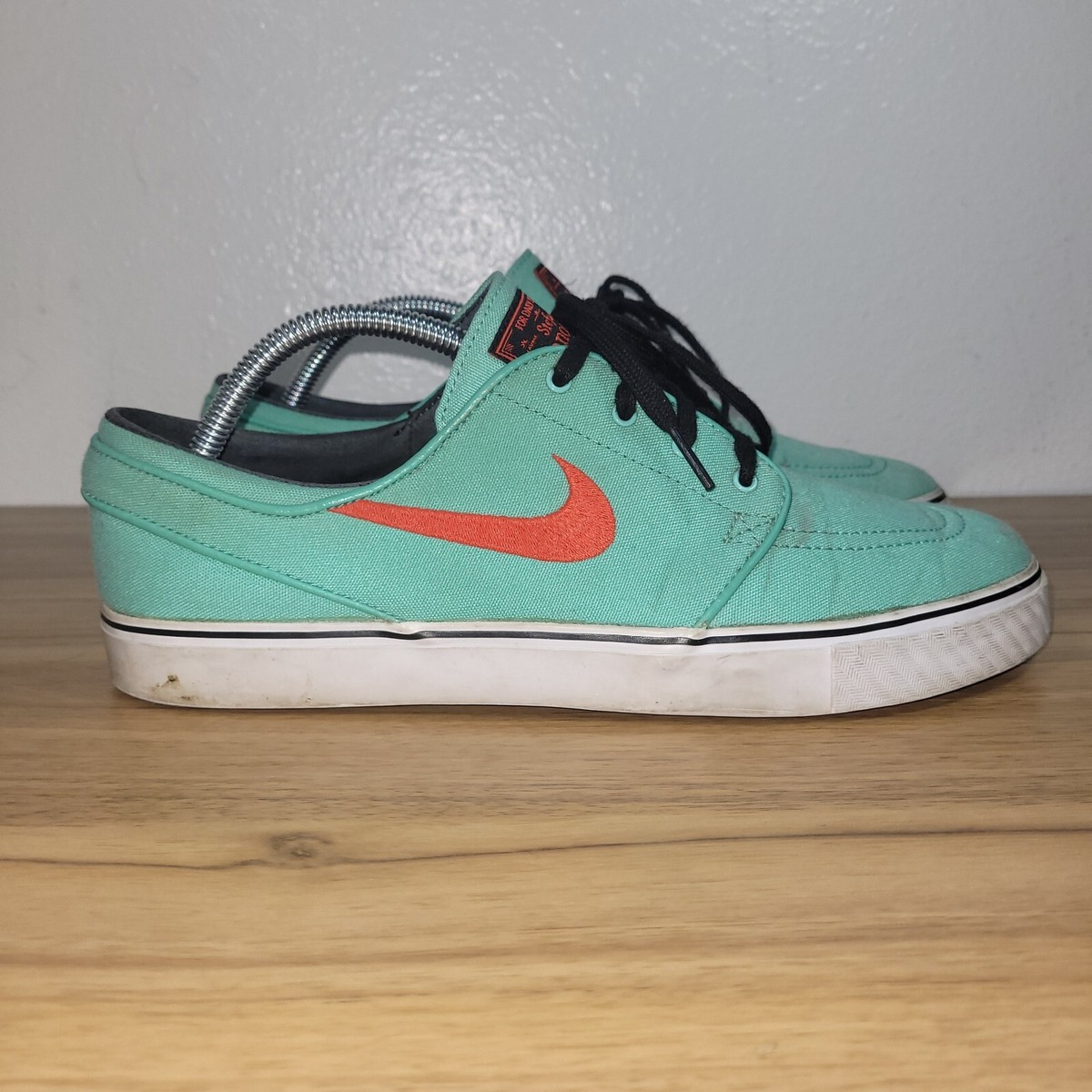 Nike SB Zoom Stefan Janoski Mens Teal Green Skateboarding