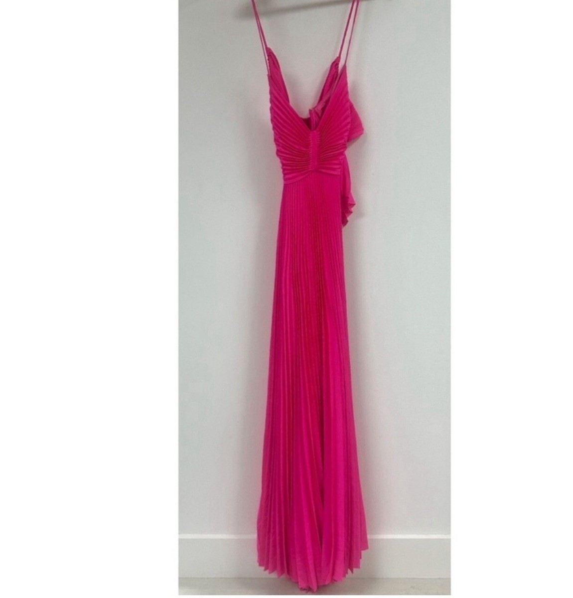 ALC Aries Long Dress in Hot Pink. NWT. Size 10. Retail- $800
