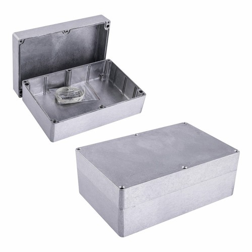 Alluminio Alloggiamento 222x146x82mm Alu-Spritzguss-Gehäuse IP65 G125 Metall Box - Afbeelding 1 van 4