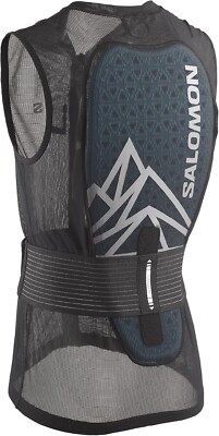 SALOMON Flexcell 4D Pro Vest Unisex Back Protector for Skiing and Snowboarding