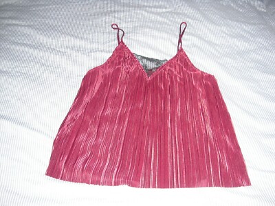 Top Plisseetop von iris Gr. L bordeaux rot neu elegantes Shirt
