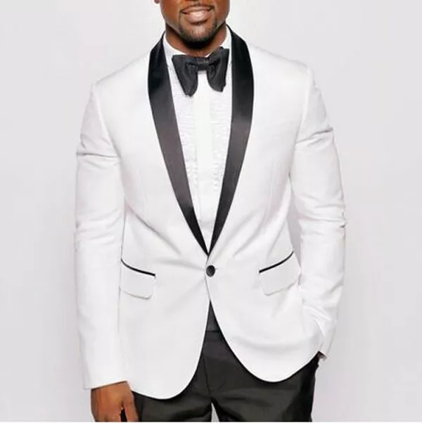 White blazer wedding clearance suit