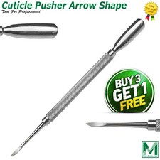 Cuticle Pusher Remover Trimmer Spoon Nail Cleaner Manicure Pedicure Fingernail