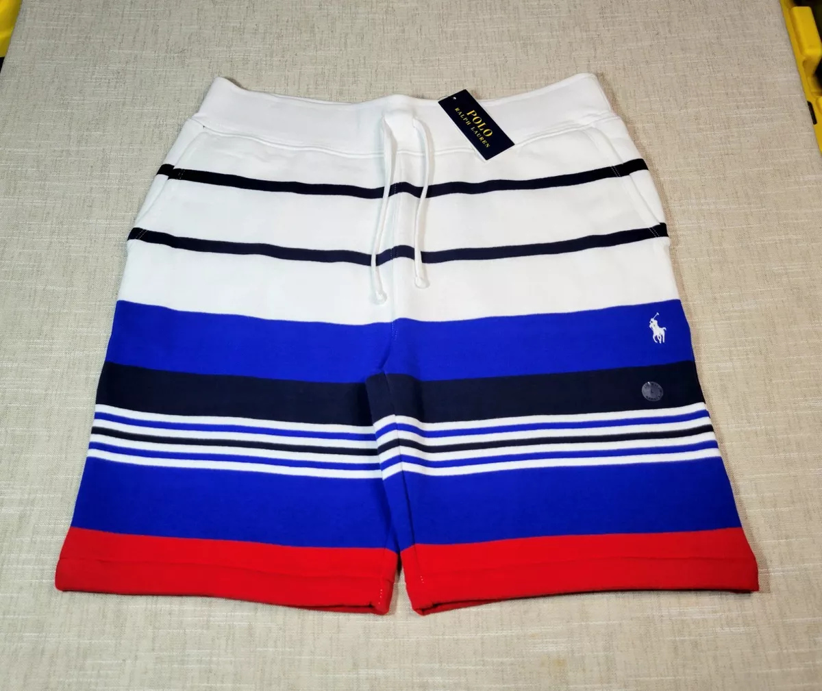 Ralph Lauren Kids logo-embroidery cotton shorts - Blue