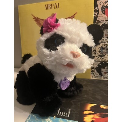 FurReal Friends My Baby Panda Pom Pom Interactive Plush Toy Hasbro 2013 Tested