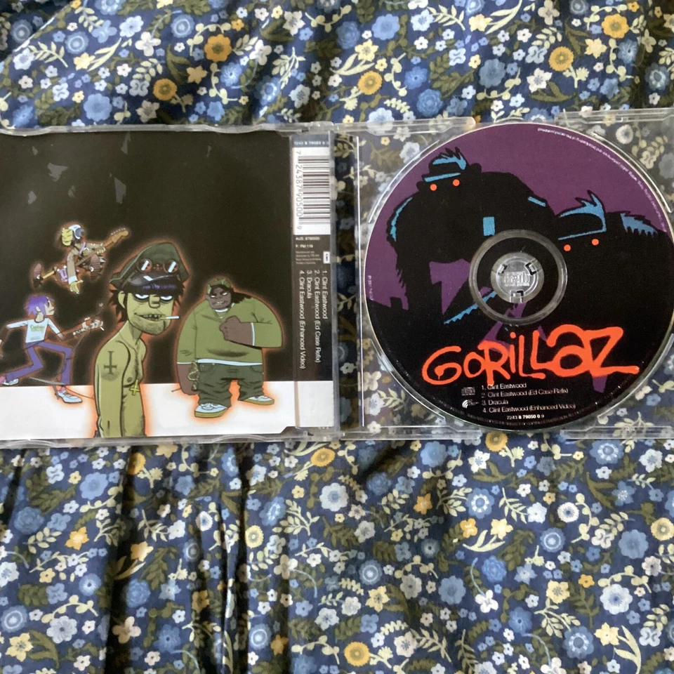 CD de video único mejorado Gorillaz Clint Eastwood *Ofertas a granel* Damon Albarn Foto 3 de 3