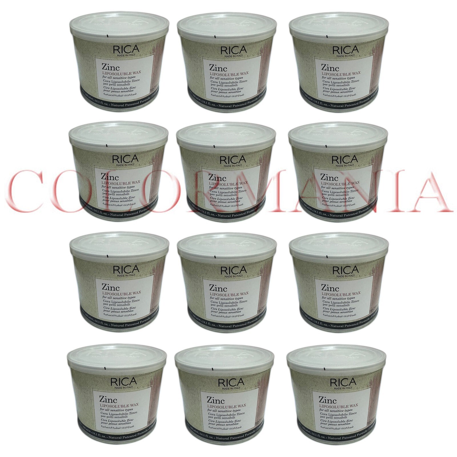 Offerta 12 Pezzi Cera Rica Zinco 400ml - Prezzo Ingrosso Estetica