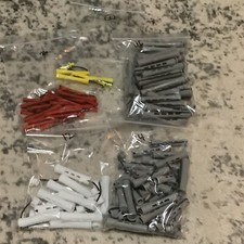 122 Piece Mixed Lot Of Vintage Curling Perm Rods Elastic