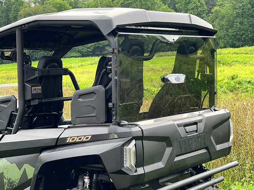 Rmax4 Rear Window Yamaha Wolverine RMAX4 1000 4 Seater Rear Window Dust Panel Tinted ...