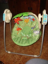 fisher price open top take along swing safari