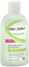 PHISODERM ANTI BLEMISH FACE GEL 6OZ