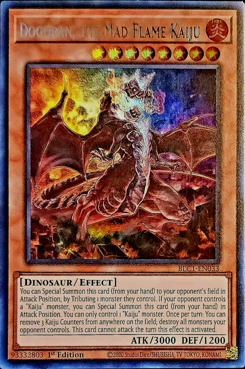 Dogoran, the Mad Flame Kaiju BLC1-EN033 (Silver) | eBay