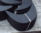 100 Marine Corps Visors/hat Brims, Black, 2mm Thick — photo 1