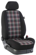 VW Caddy 5 Life/Maxi ab 02/20 Maß Sitzbezüge KOMPLETT 7-Sitze: GTI/rot/schwarz