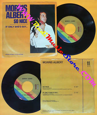 LP 45 7'' MORRIS ALBERT So nice If only she'd say 1977 11 ELEVEN no cd mc dvd *