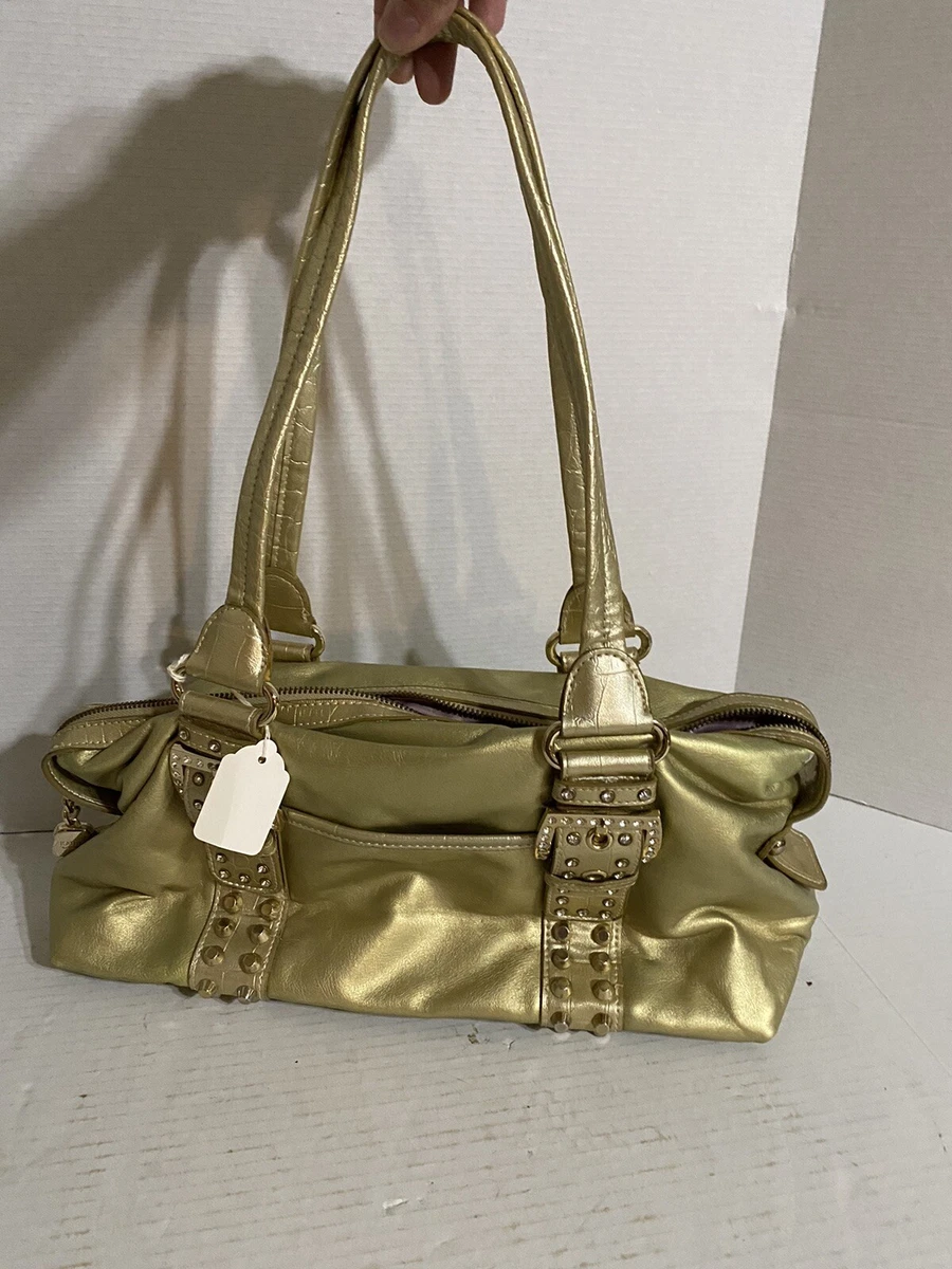 Kathy van zeeland gold purse sale